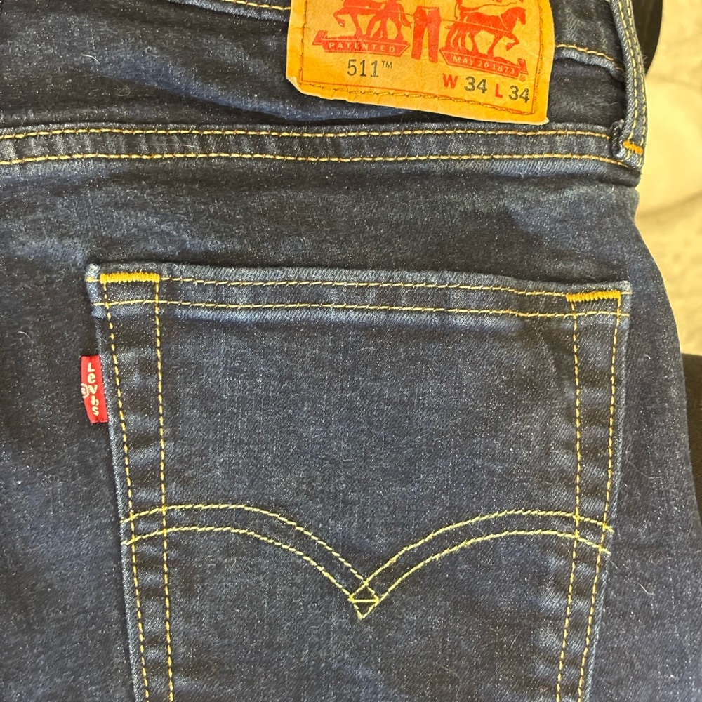 Classic Blue Denim Jeans - Picture 4 of 8